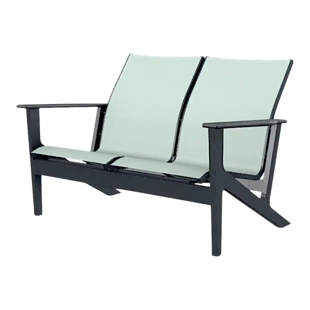 Wexler MGP Sling Chat Height Two-Seat Loveseat