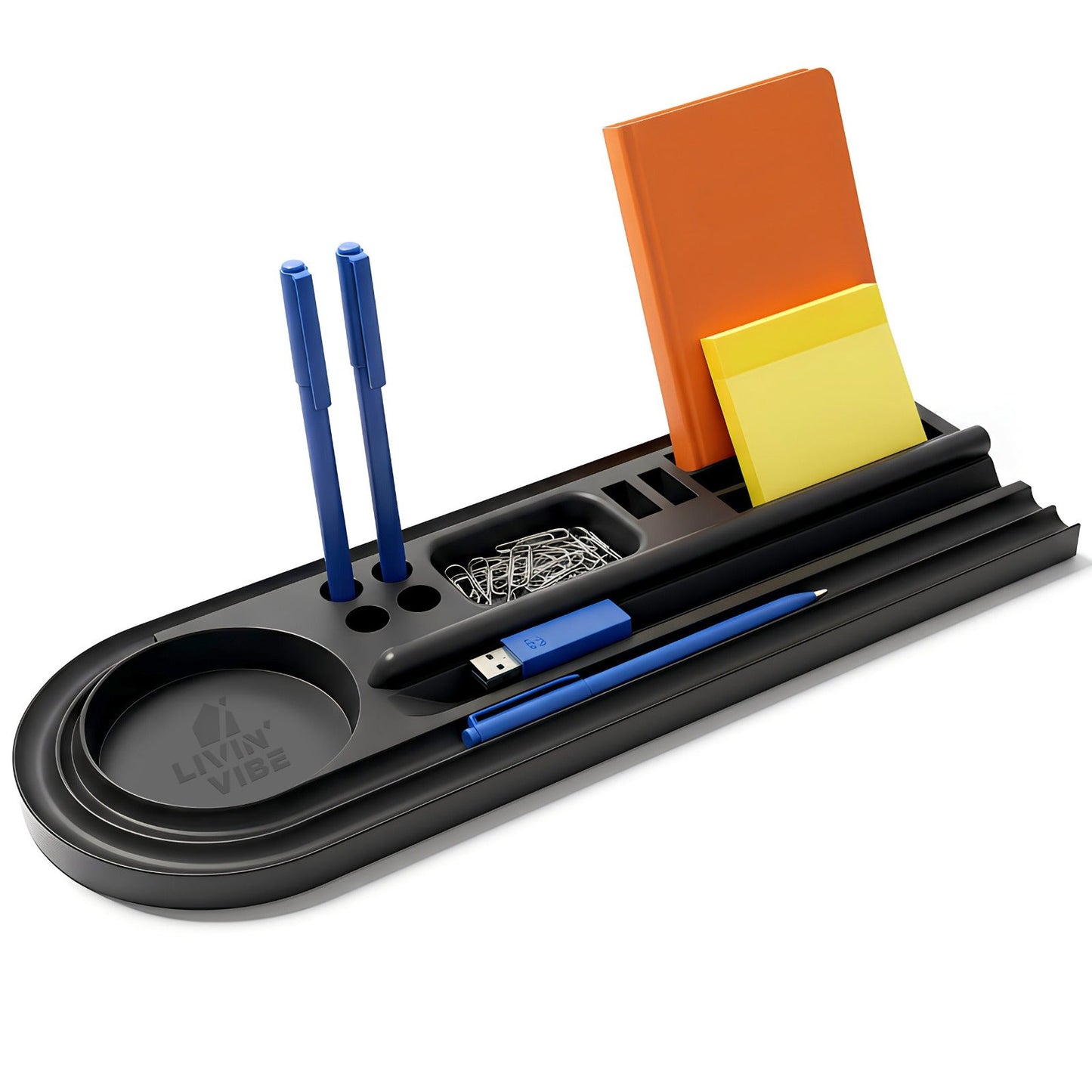 Silicone Desk Organizer Tray  15.25” × 5.5”
