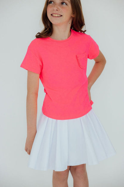 White Twirl Skort