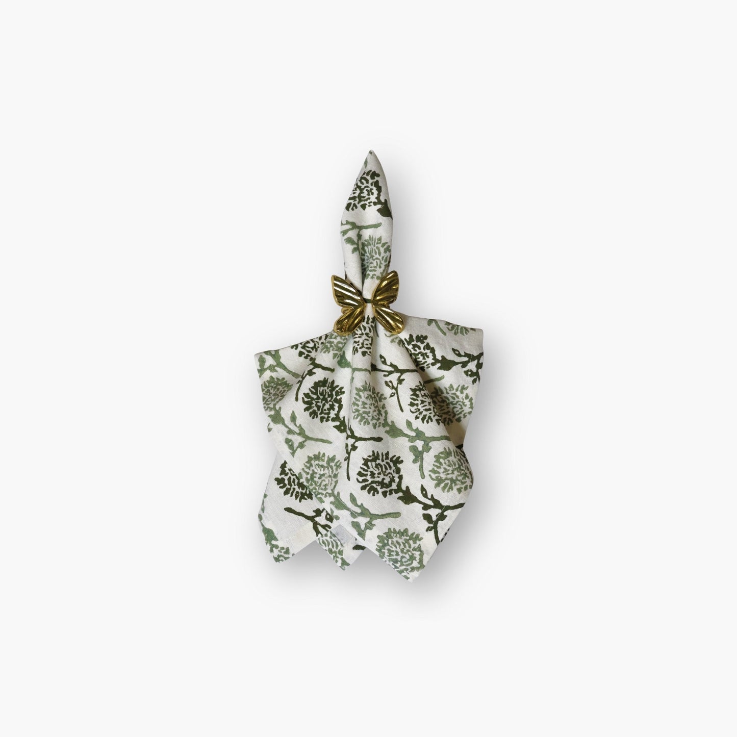 Nikhar Linen Table Napkins - Sage Green Set of 2