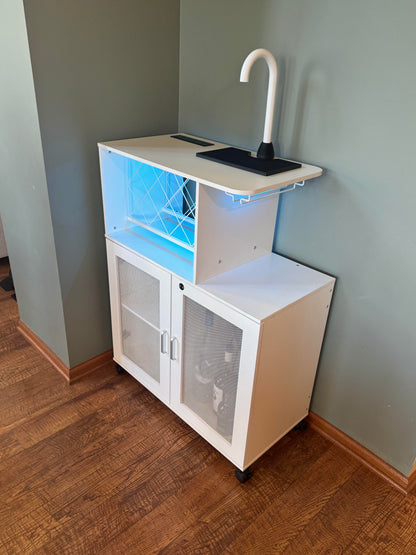 Power Pour White Countertop Smart Bar System