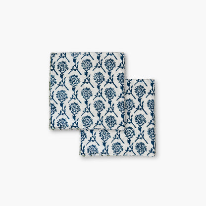 Nikhar Table Napkins - Azure Blue Set of 2