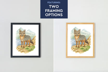 Wild Beasts Art Print, Framed (12" x 16")