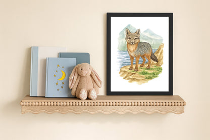 Wild Beasts Art Print, Framed (12" x 16")