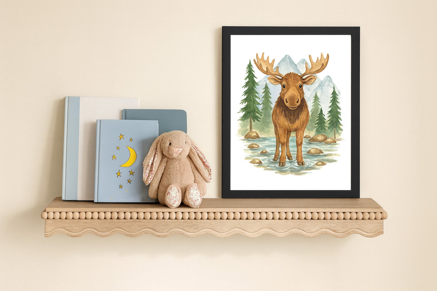 Wild Beasts Art Print, Framed (12" x 16")