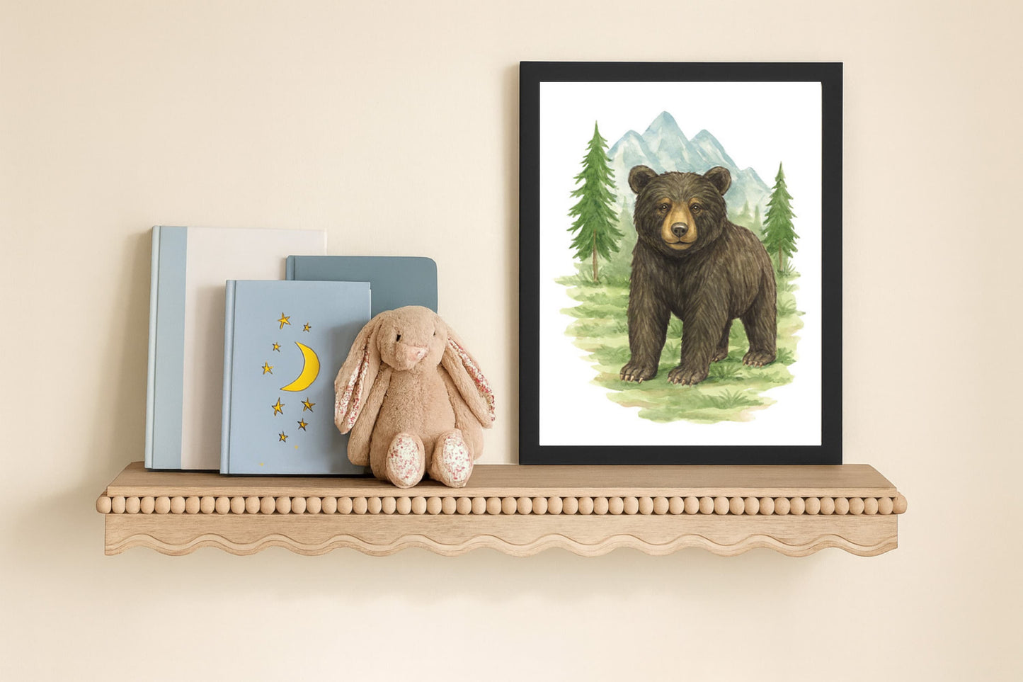 Wild Beasts Art Print, Framed (12" x 16")