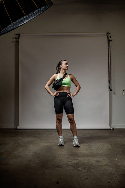 Women's SOHO Cross Back Sports Bra (Lime Lush)