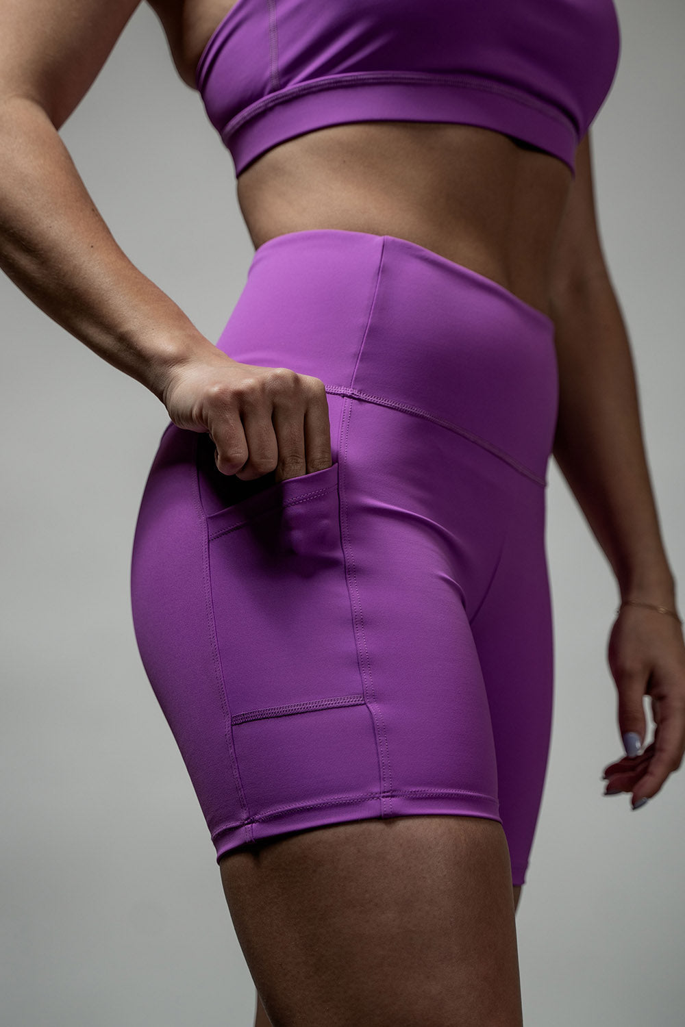 Women's SOHO Fitness Shorts 5" (Purple Muse)