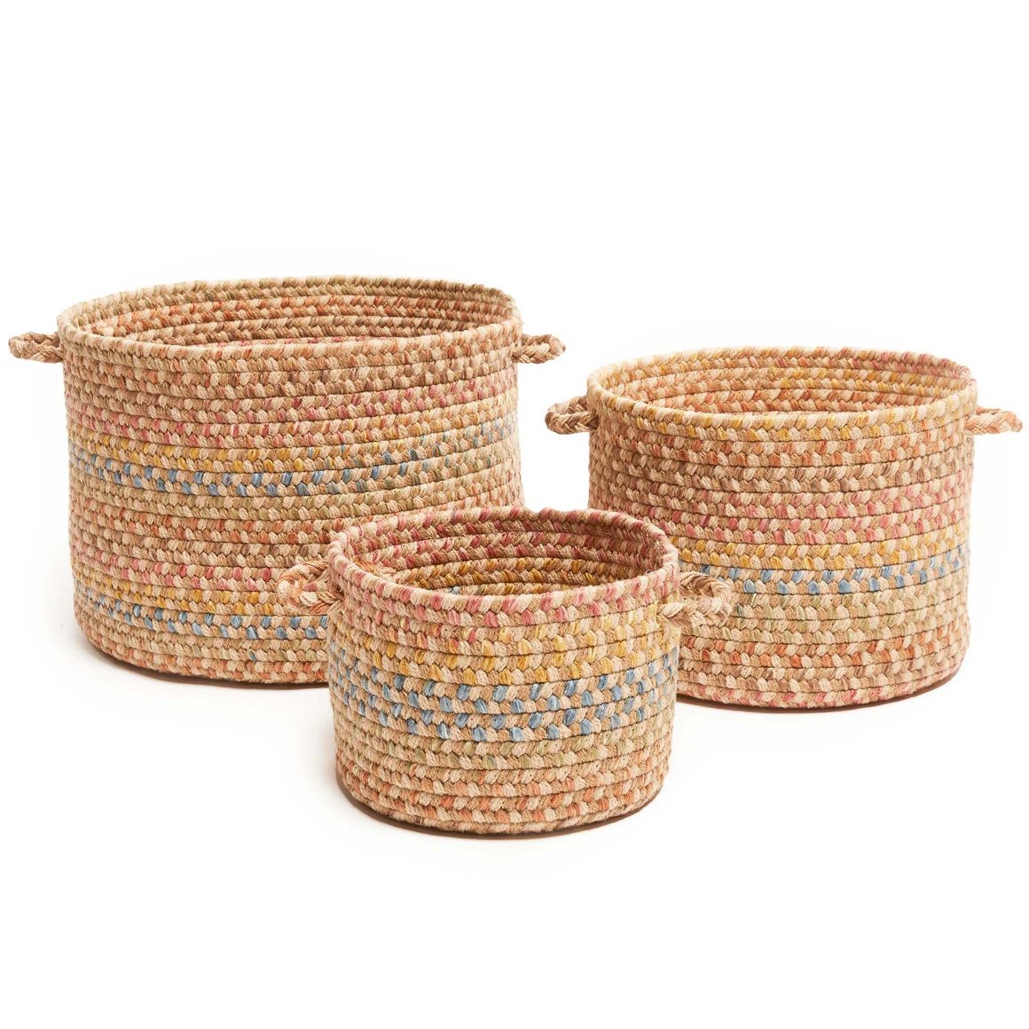 Woodstock Braided Handmade Basket 3PC