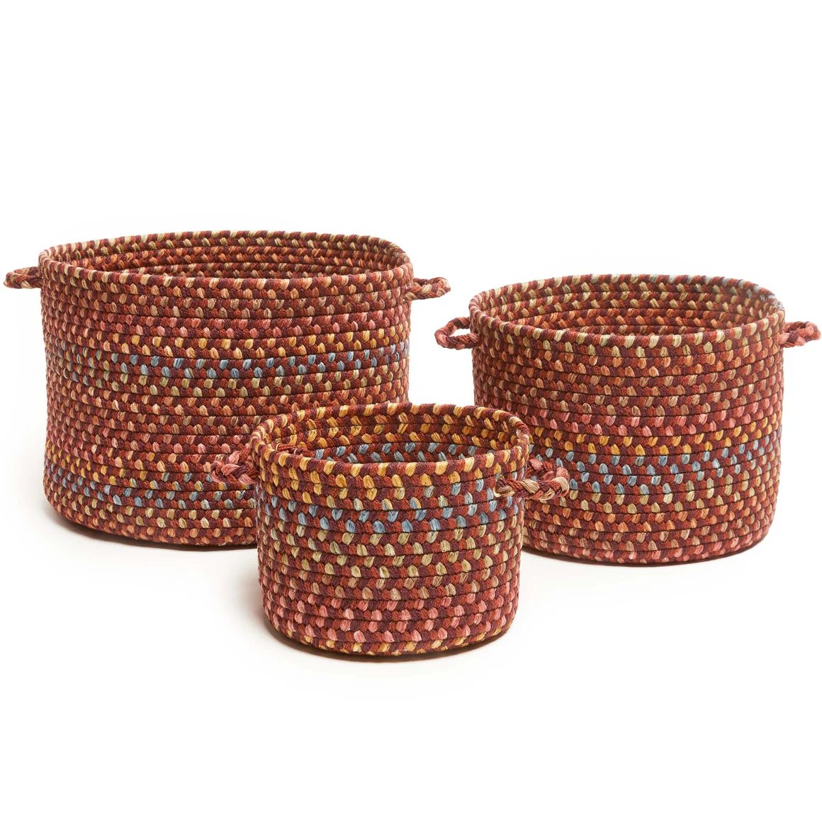 Woodstock Braided Handmade Basket 3PC