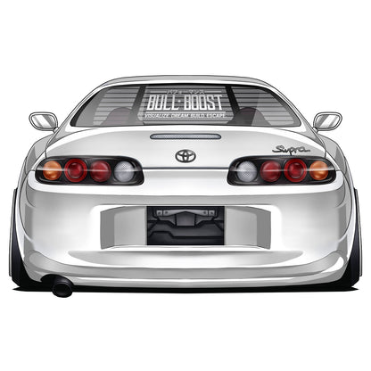 Bull Boost Visualize Vinyl Window Sticker - XL Slap