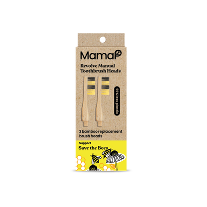 Revolve Manual Toothbrush Heads - Save the bees