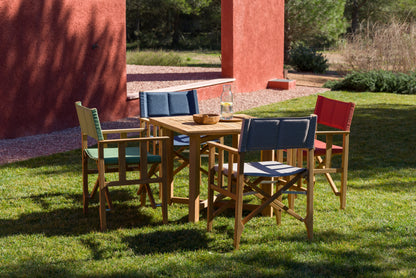 Zircon Folding Square Teak Table