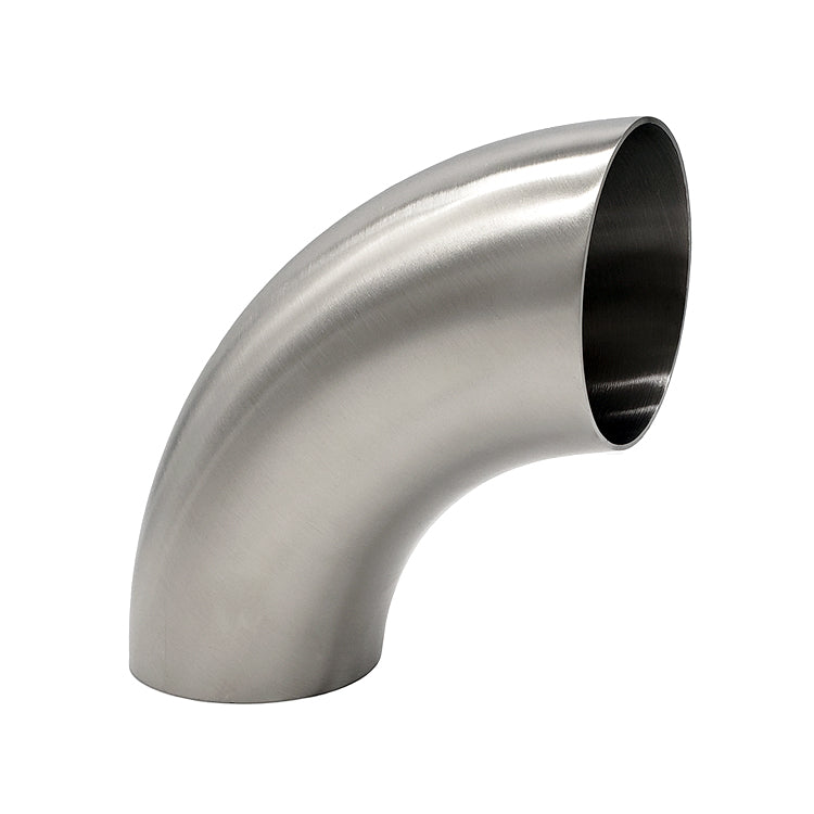 6.000" OD 14ga Butt-Weld 90° Elbow - (2WCL - Special) - Polished OD/ID - 304 Stainless