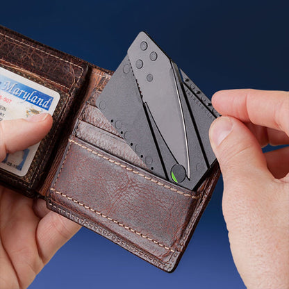 Folding Credit Card Knife