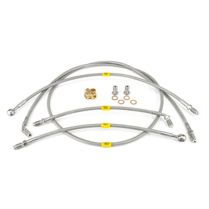 HEL Stainless Steel Braided ABS Delete Lines for Nissan Skyline R34