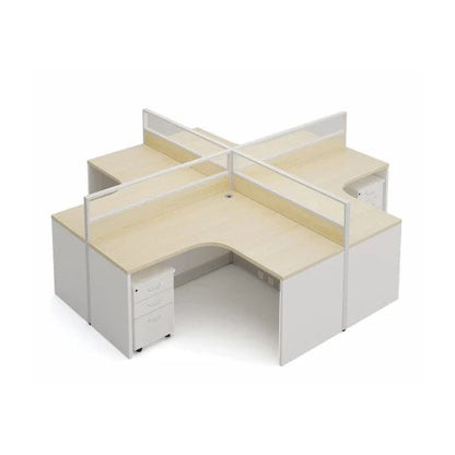 Solven · L-Shaped Cubicle Workstation