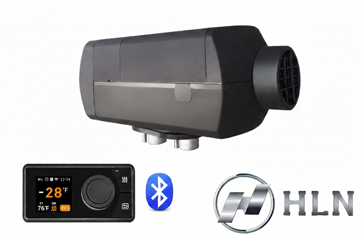HLN Fahrenheit Bluetooth 4000 PRO Air Diesel Heater 12v -40F, Vehicle Original Equipment; Installation Kits Included
