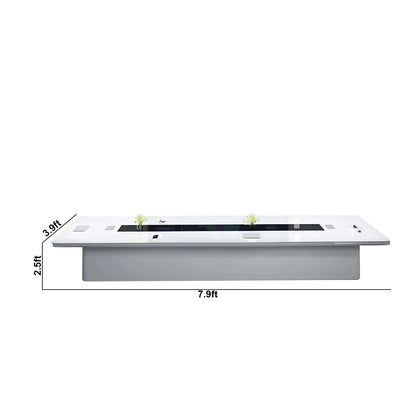 Amix · White Conference Room Table