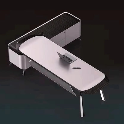 Apexa · Luxury L-Shaped Executive Desk