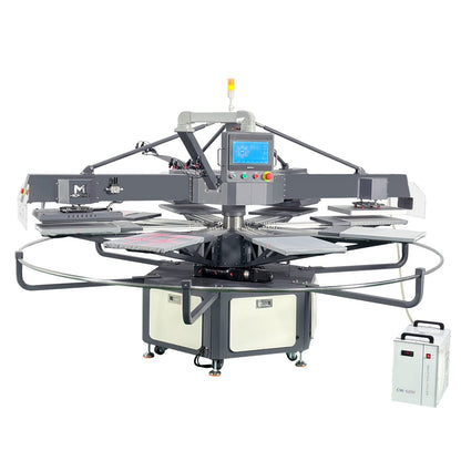 APEX X8 - 8 Station 16” x 20” Fully Automatic Rotary Heat Press