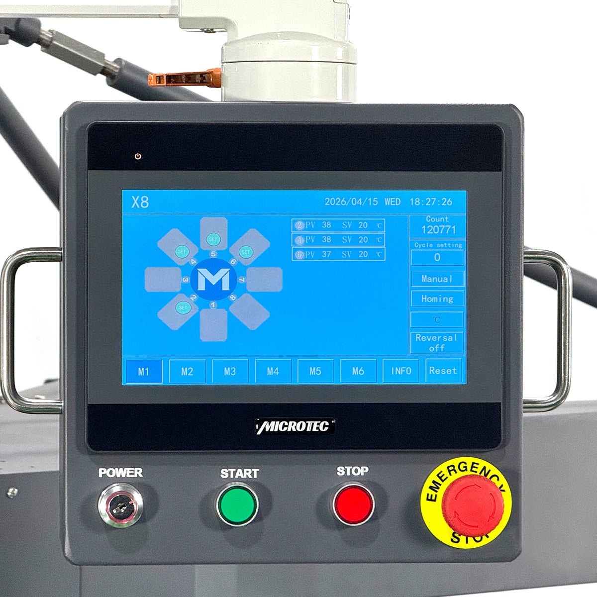 APEX X8 - 8 Station 16” x 20” Fully Automatic Rotary Heat Press
