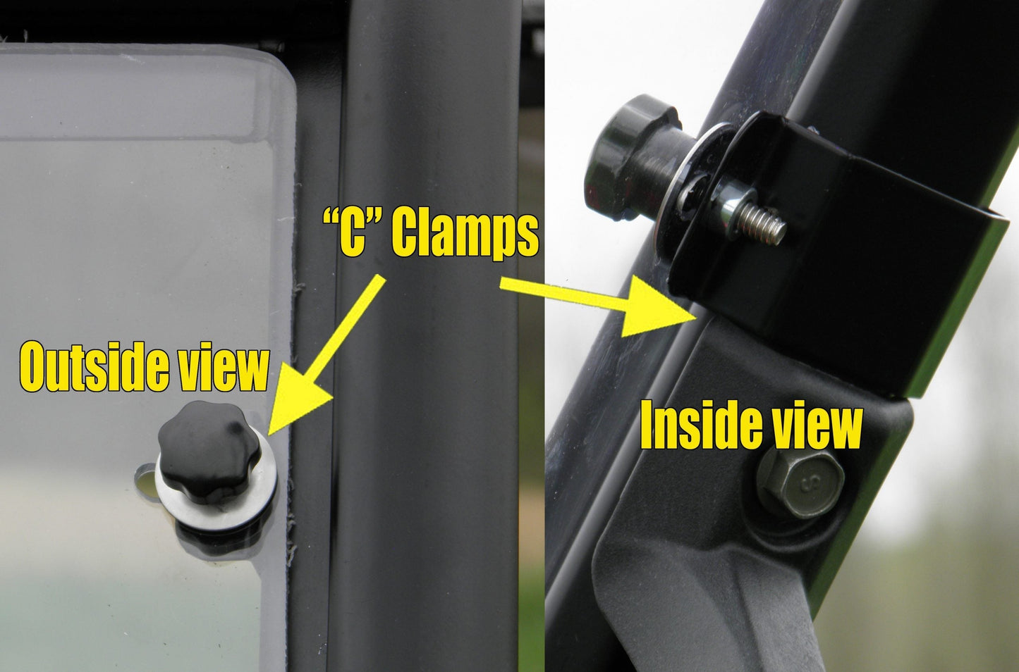 Tracker Off Road 800SX Crew - 1 Pc General-Purpose Windshield