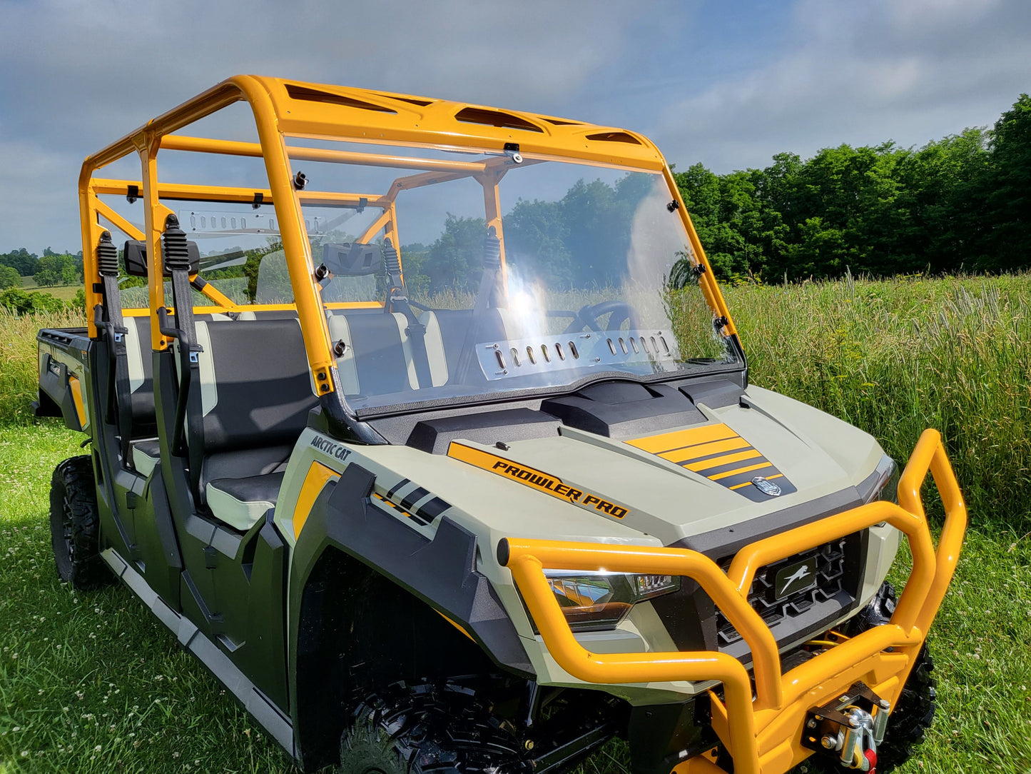 Tracker Off Road 800SX Crew - 1 Pc Scratch-Resistant Windshield