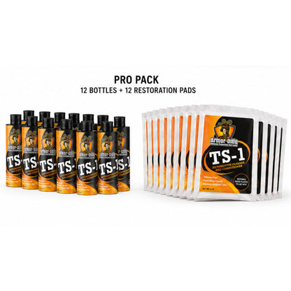 Armor-Dillo TS-1 Professional Pro Pack – 12 Bottles + 12 Restoration Pads