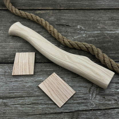 Ash Wood Axe Handle with Red Oak Wedges, 31 cm (12.2 inches)