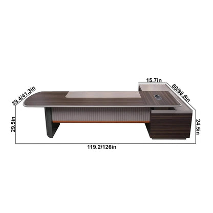 Pendrith · Modern L-Shaped Executive Desk