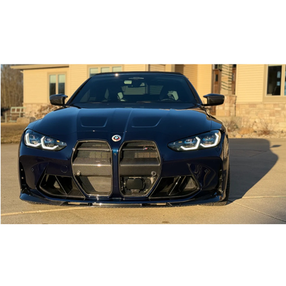 3D Style Dry Carbon Fiber Front Lip (OEM Mount) for BMW G80 M3 G82 G83 M4