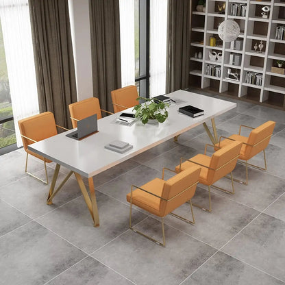Astrid · White Collaborative Meeting Table