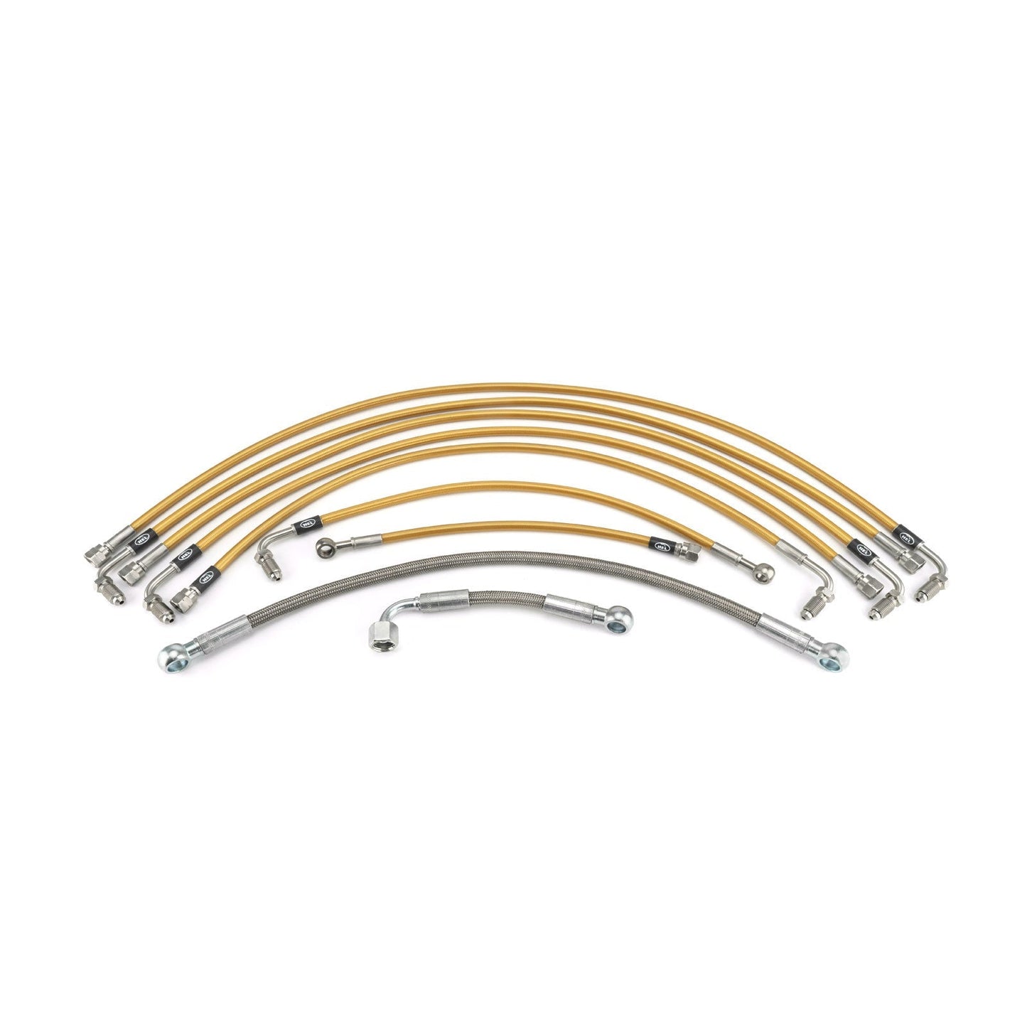 HEL Performance Fuel Injector Lines for Audi 80 B4 2.3 E 10V NG 1991-1996, Stainless Steel Braided