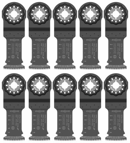 BOSCH OSL114JF-10 1-1/4 In. Starlock® Oscillating Multi Tool Bi-Metal Xtra-clean Plunge Cut Blade 10 Pk.