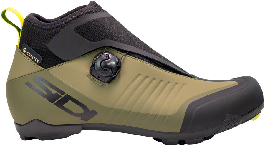 SIDI Hiemx Cycling Boot - Black/Green Olive 40  Millennium Fit