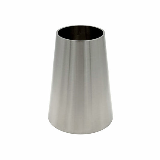 0.750" x 0.500" 16ga Butt-Weld Concentric Reducer - (31W) - Polished OD/ID - 316L Stainless