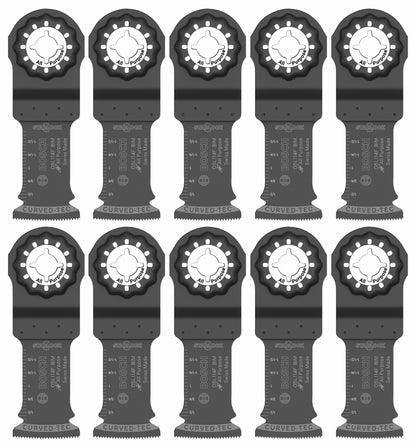 BOSCH OSL114F-10 1-1/4 In. Starlock® Oscillating Multi Tool Bi-Metal Plunge Cut Blade 10 pk.