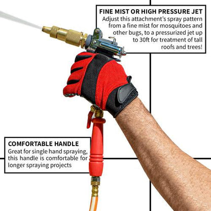 5 Gallon Gas Backpack Sprayer 450 PSI Pump with Nozzle Bundle