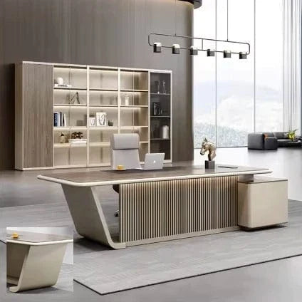 Mantell · Modern L-Shaped Executive Desk