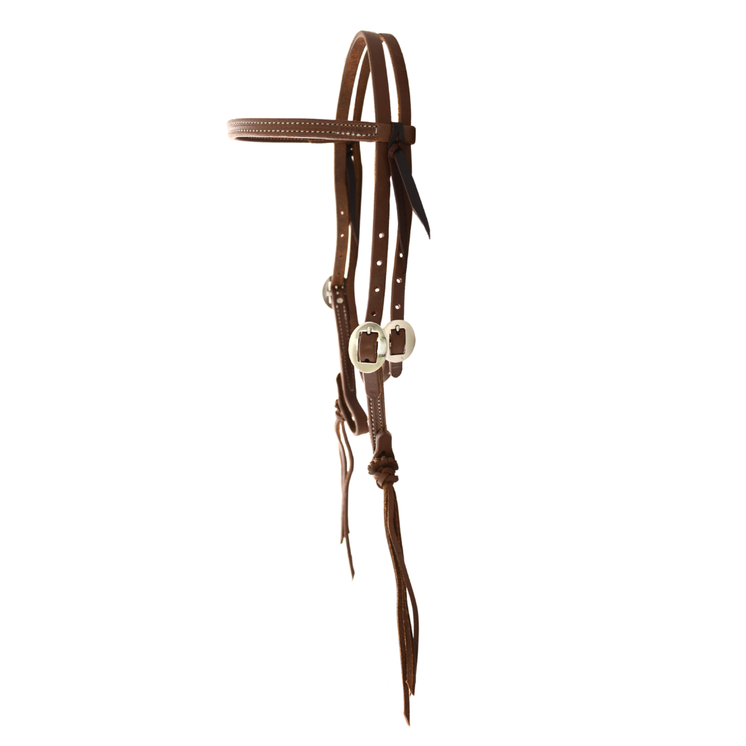 AJ Tack Rattlesnake Straight Browband Headstall - Thumbnail 4