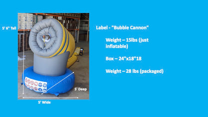 FOAM POWDER PACKS; 80 POWDER PACKS + free foam inflatable Bubble Unit