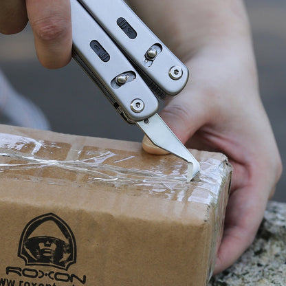 Stainless Steel Box Cutter - Short, 1 slot