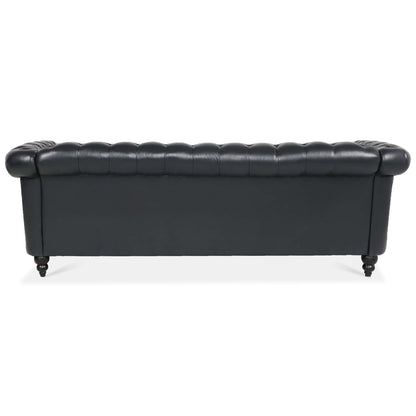 Man Cave 84.65' Arm Chesterfield Three Seater Sofa