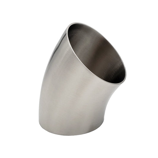 0.500" OD 16ga 45° Butt-Weld Elbow - (2WK) - Polished OD/ID - 316L Stainless