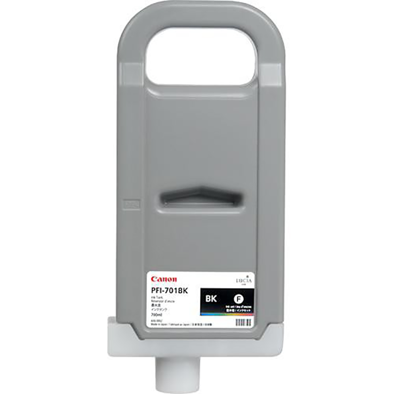 New, Pre-Owned -  PFI-701 700mL Matte Black PFI-701MBK Ink Cartridge, 0899B001