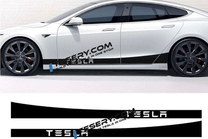 Side Skirt Stripe Decals (2-Pack) | 3 Styles | Multiple Colors | Scratch Protection