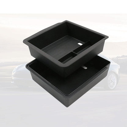 Double-Layer Center Armrest Storage Box for Model 3 Highland/Y Juniper | 3 Colors