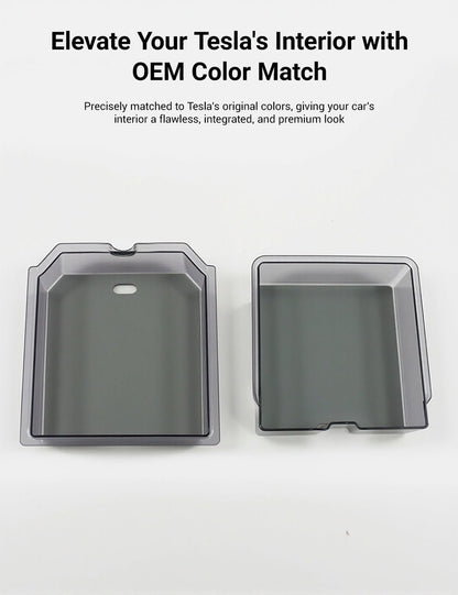 Center Console Tray Armrest Organizer for Model 3 Highland / Model Y Juniper