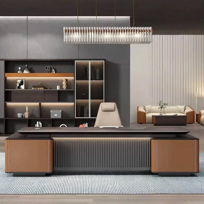 Wilcroft · Modern L-Shaped Executive Desk